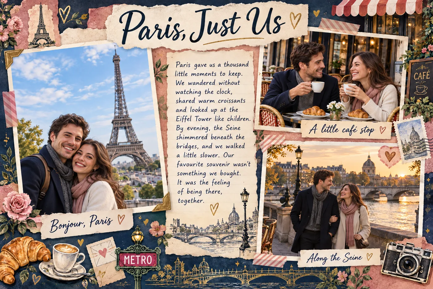Photo Journal page: Paris, Just Us